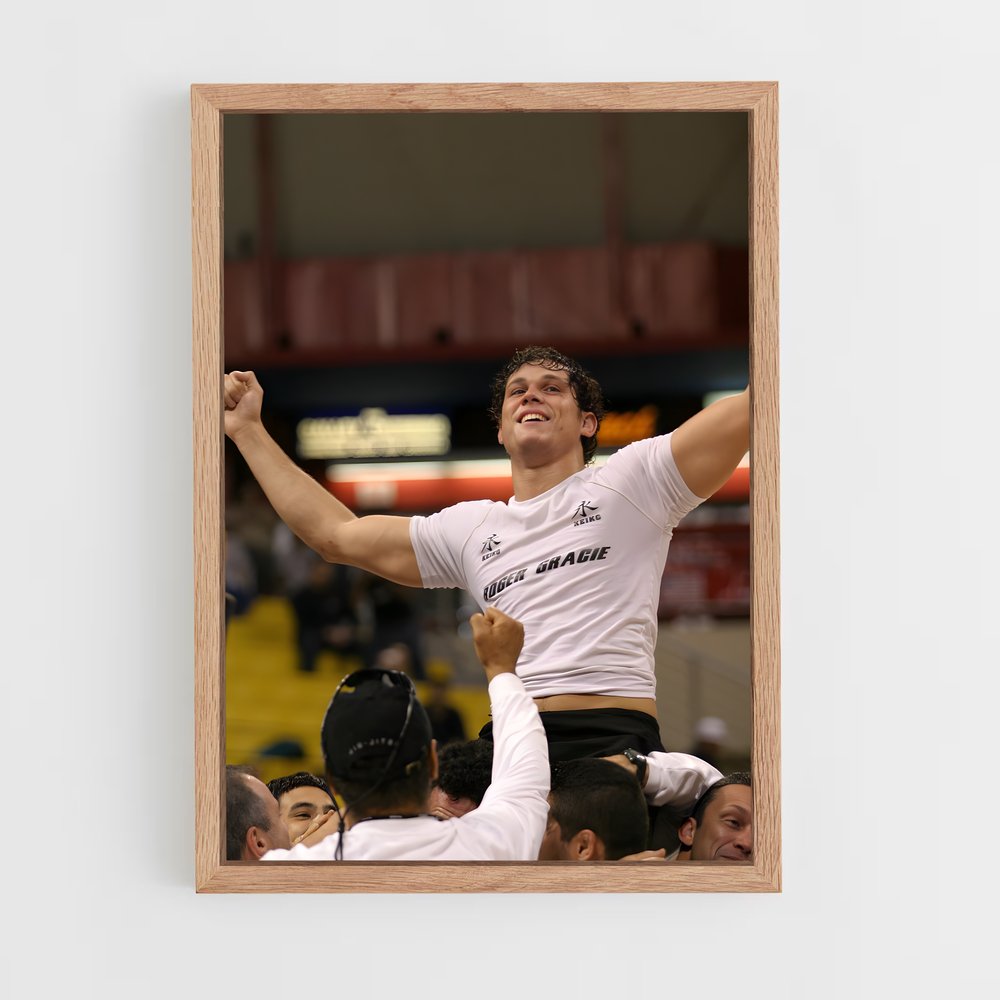 Poster Roger gracie – affiche Jiu-jitsu brésilien (vue 4)